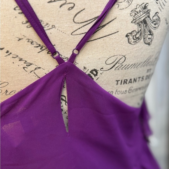 NWOT Express Ruffle Beaded Tank - Picture 4 of 6